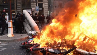 Στη-φυλακή-217-άτομα-για-τα-επεισόδια-στις-διαδηλώσεις-του-περασμένου-Σαββατοκύριακου-στη-Γαλλία