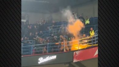 euroleague:-Επεισόδια-στο-Παρτίζαν-Ερυθρός-Αστέρας,-οπαδοί-συγκρούστηκαν-με-την-αστυνομία,-βίντεο