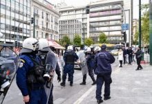 Τέσσερις-προσαγωγές-και-μία-σύλληψη-σε-πορεία-στο-κέντρο-της-Αθήνας