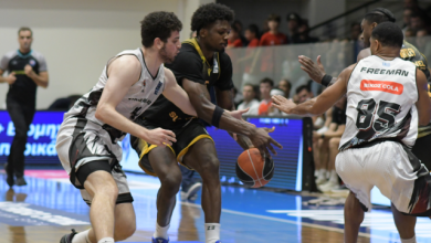 stoiximan-gbl:-Ο-Βίκος-Φalcons-πέτυχε-ιστορική-νίκη,-95-84-την-ΑΕΚ-που-απογοητεύει,-βίντεο