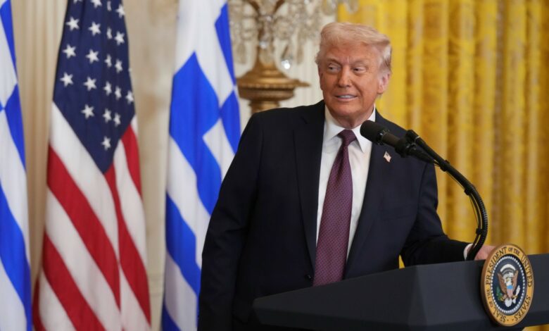 Τραμπ:-«Ισχυρή-και-ιστορική-η-φιλία-ΗΠΑ-Ελλάδας»-–-Αναφορά-σε-άμυνα,-ενέργεια-και-ναυπηγική-συνεργασία