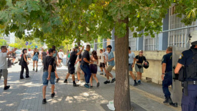 Συνελήφθησαν-25χρονη-και-32χρονος-μετά-τα-επεισόδια-στο-Δικαστικό-Μέγαρο-Θεσσαλονίκης
