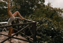 Η-Κλέλια-Ανδριολάτου-κάνει-κατακόρυφο-στη-φύση,-δείτε-φωτογραφία